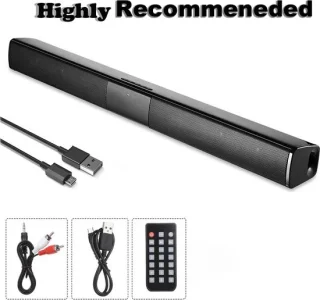 Compacte soundbar - zwart