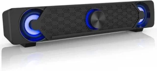 Computer soundbar - pc luidspreker - zwart