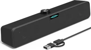 Computer soundbar - zwart
