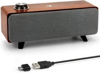 Computerluidsprekers Bluetooth soundbar met subwoofer zwart