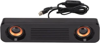 Computerluidsprekers mini soundbar zwart