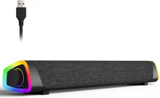 Computerluidsprekers Soundbar desktop Grijs