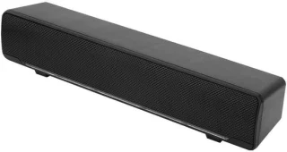 Dailygoods zwarte usb pc soundbar