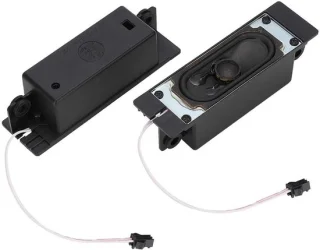 Dailygoody - TV Luidspreker - Geluidsversterkers - Compact en krachtig - Zwart - Vervanging voor LCD TV - Ideaal voor reclame spelers - 2 stuks