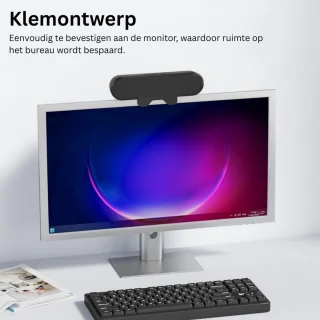 DailySupplies® PC USB Mini Soundbar - Zwart