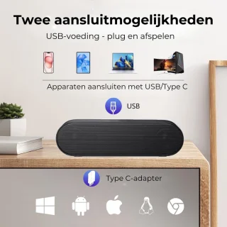 DD Soundbar PC USB Mini Zwart