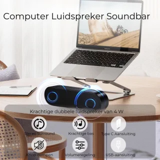 DD Soundbar PC USB Mini Zwart