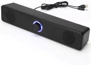 Desktop soundbar met USB en 3,5 mm aux