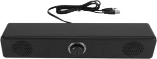Desktop soundbar - zwart