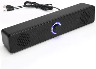 Desktop soundbar zwart