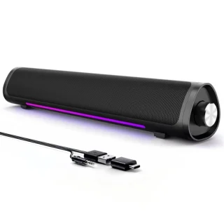 Desktopcomputerluidsprekers - bedrade soundbar voor pc