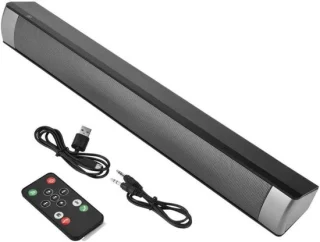 Draadloze luidspreker stereo subwoofer zwart