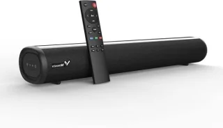 Draadloze tv-geluidsbalk, 50 cm, zwart