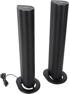 Draadloze tv-soundbar zwart