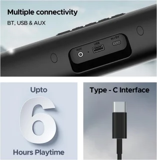 Draagbare Bluetooth Soundbar
