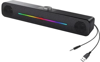 E-1407 computerluidspreker stereo soundbar