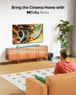 EML STORE Soundbar met subwoofer zwart