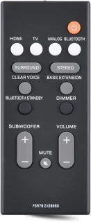 FSR78 Zv28960 vervangende afstandsbediening voor Yamaha soundbars