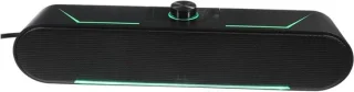 Gaming soundbar desktop luidspreker 32 cm zwart