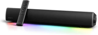 Gaming soundbar - pc luidspreker - zwart