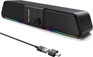 Gaming Soundbar voor PC, Laptop en Monitor