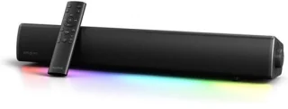 Gaming-soundbar voor pc - Zwart
