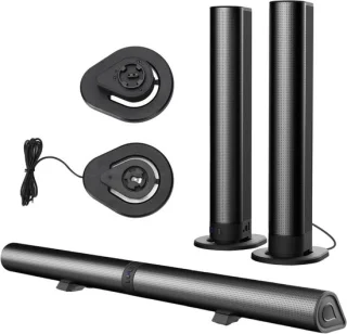 Geluidssysteem home cinema zwart