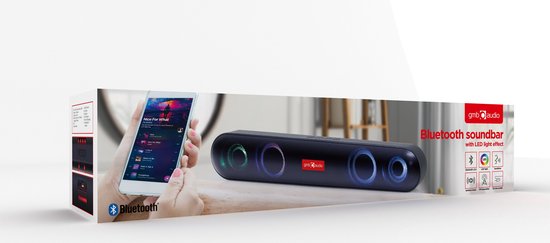 GEMBIRD SPKBT-BAR400L Draagbare Bluetooth Speaker Zwart review