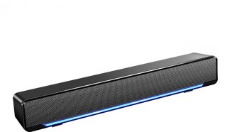 Gloovon Soundbar PC met Subwoofer Zwart
