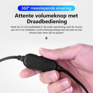 Gloovon Soundbar PC met Subwoofer Zwart