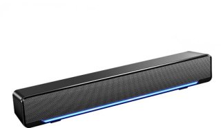 Gloovon Soundbar PC met Subwoofer Zwart