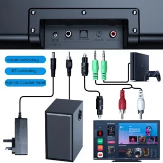 Gratyfied soundbar met subwoofer en HDMI
