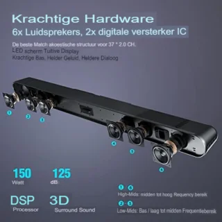 Gratyfied Soundbar voor TV