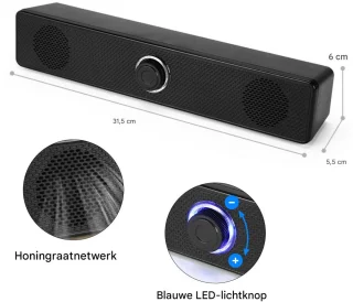 Gsedaox Soundbar voor TV