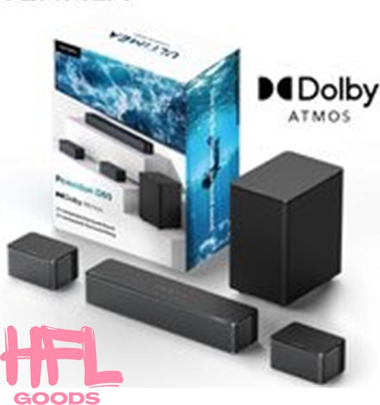 HFL Goods Ultieme Dollby Atmos Soundbar 5.1 Zwart