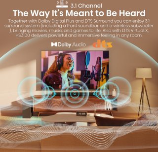 Wat vinden we goed aan de Hisense HS3100 Soundbar