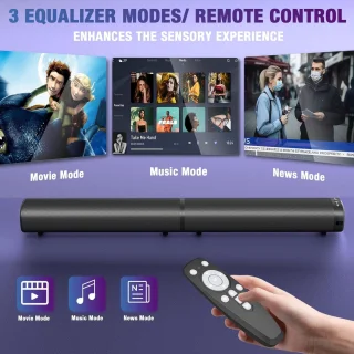 Home Cinema Soundbar met afneembare torenluidsprekers
