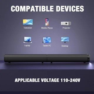 Home Cinema Soundbar met afneembare torenluidsprekers