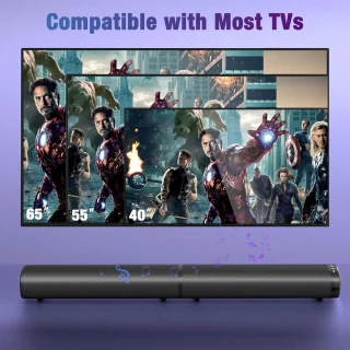 Home Cinema Soundbar met afneembare torenluidsprekers