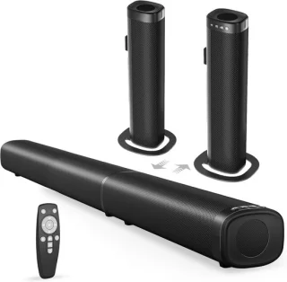 Home Cinema Soundbar met afneembare torenluidsprekers