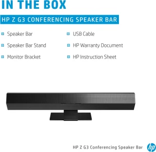 HP Z G3 luidsprekerbalk USB-A voor laptop en pc