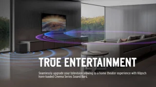 Klipsch Cinema 400 Soundbar met 8 inch Subwoofer