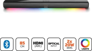 Lenco SB-042LEDBK Soundbar zwart 85cm