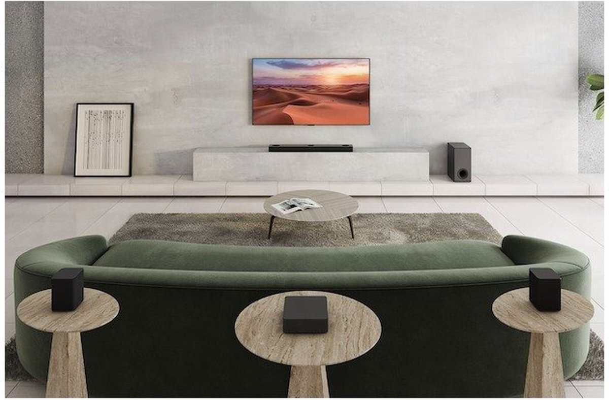 LG DS80QR Soundbar Zilver