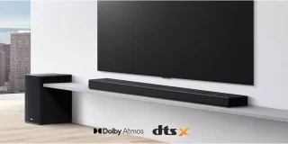 LG DSP9YA Soundbar Zwart