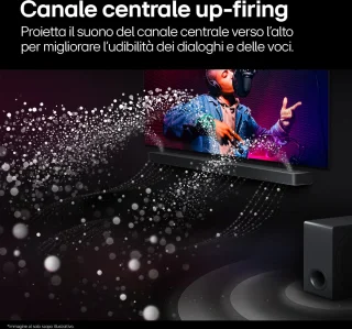 LG S95TR Soundbar met subwoofer en achterspeakers