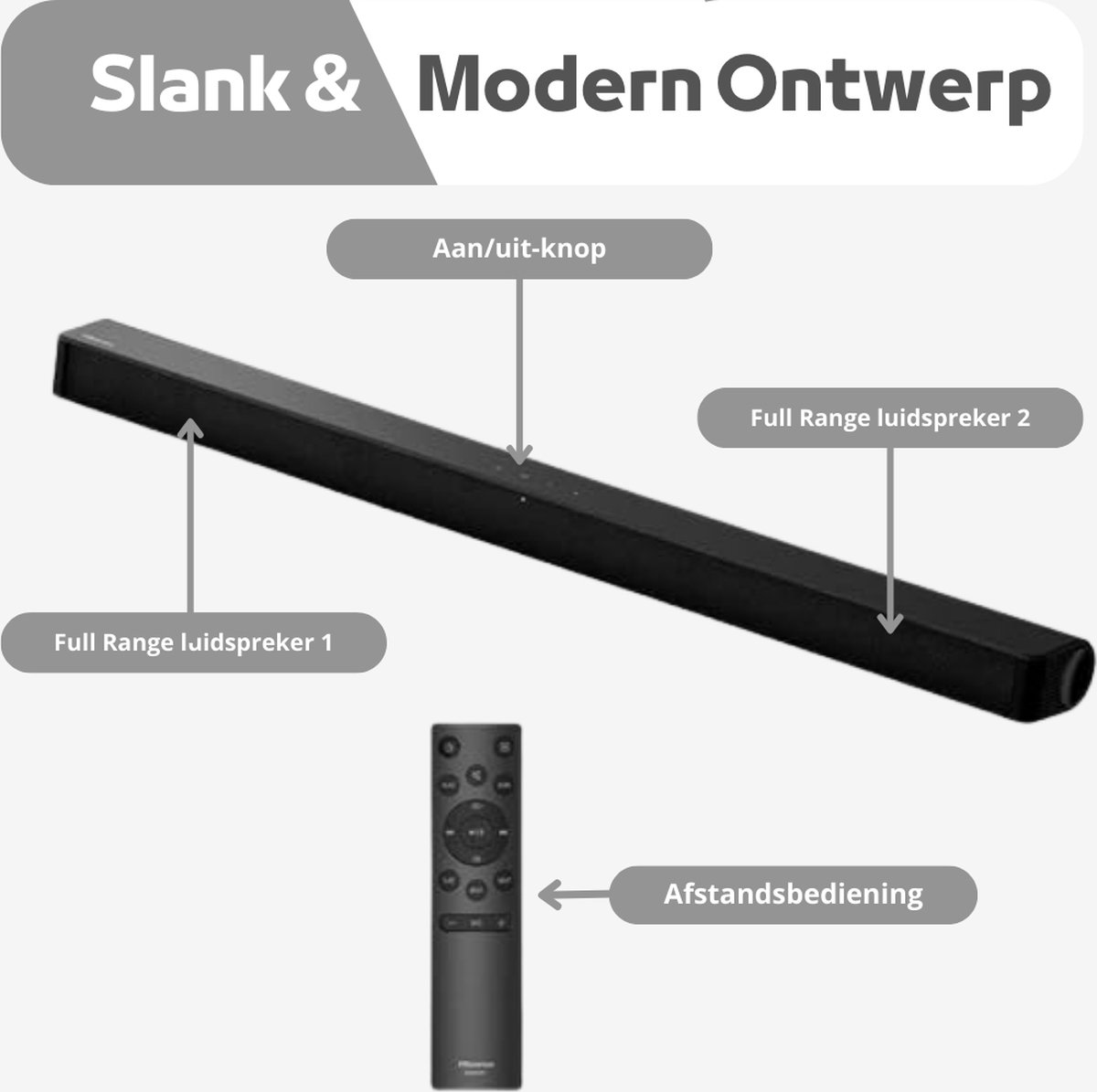 LifeStages Soundbar met Subwoofer