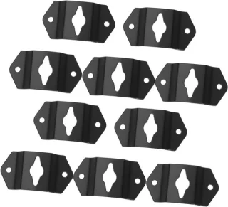 Luidspreker hanger muurbeugel haken 20 stuks zwart