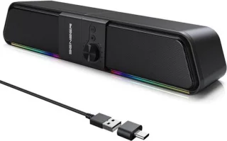 Luidspreker met led-verlichting voor pc