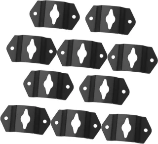 Luidspreker ophanghaken, 20 stuks, zwart